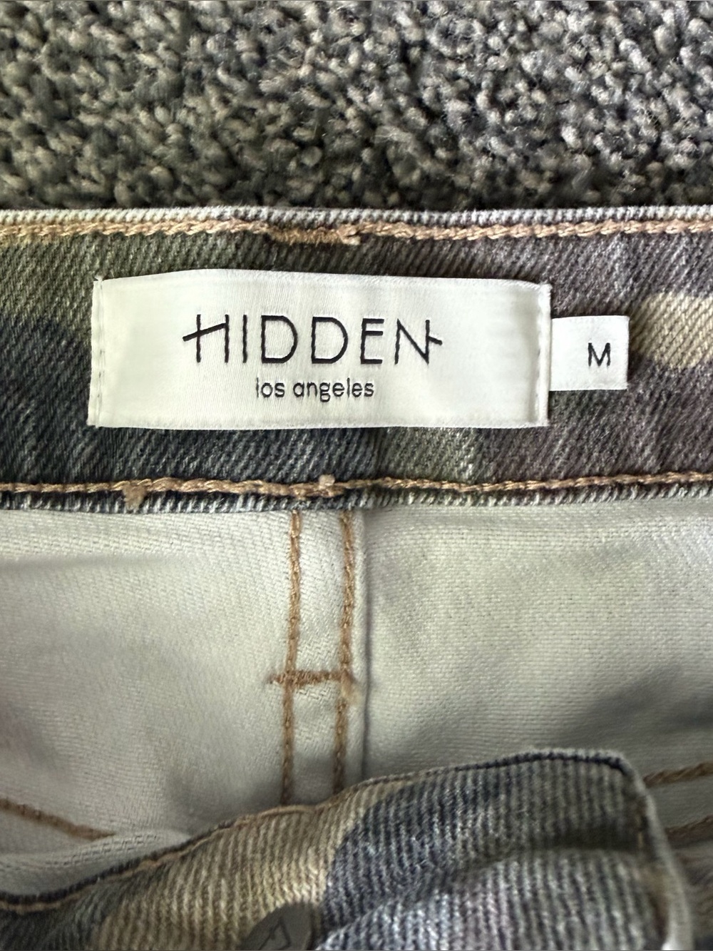 Hidden Cargo Camo Mini Skirt - Picture 2 of 7